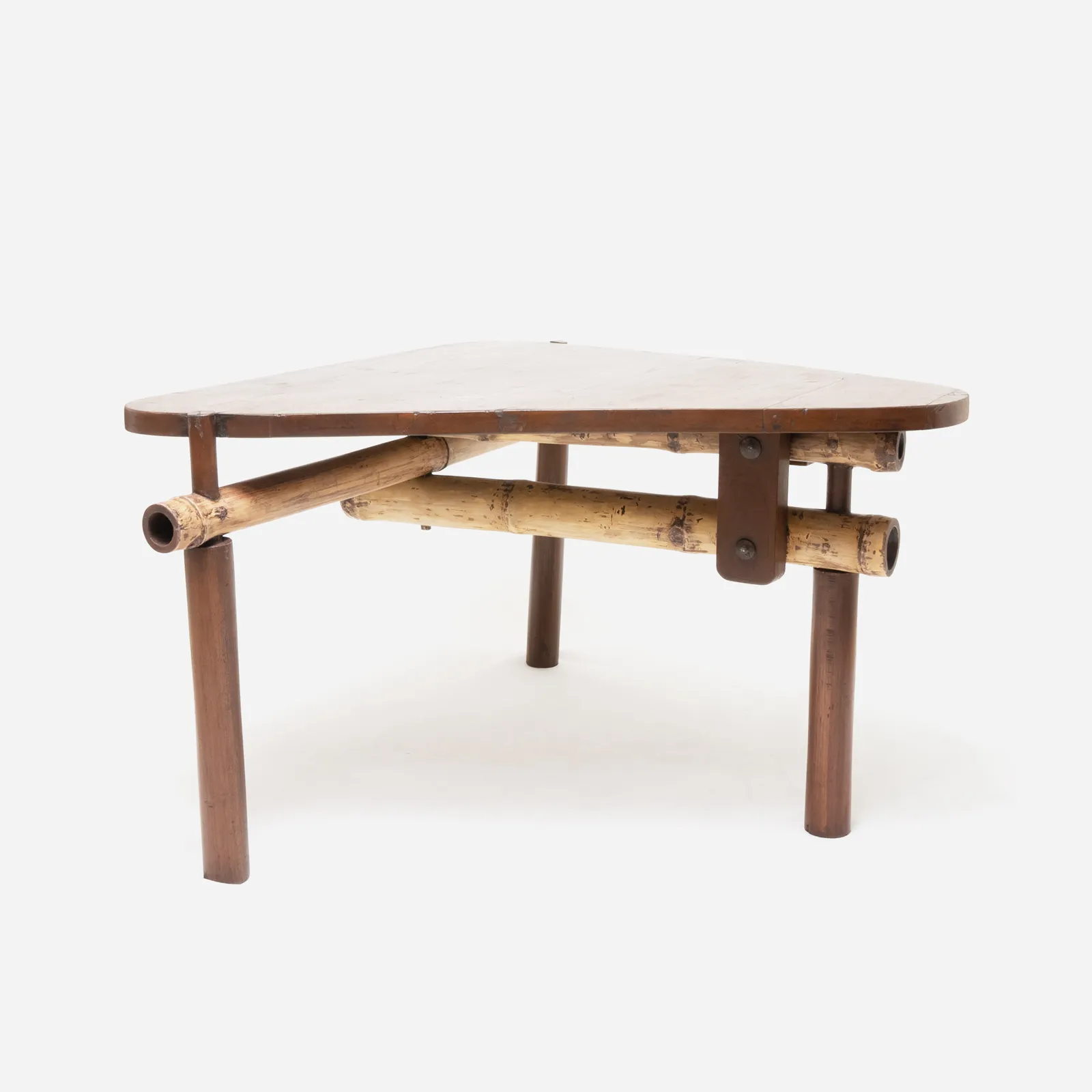 Triangle Bamboo Table