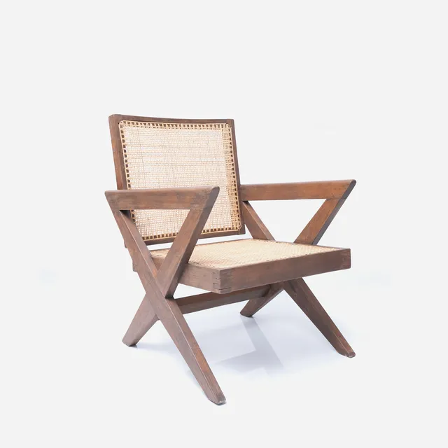 Pierre Jeanneret X-leg Easy Chair