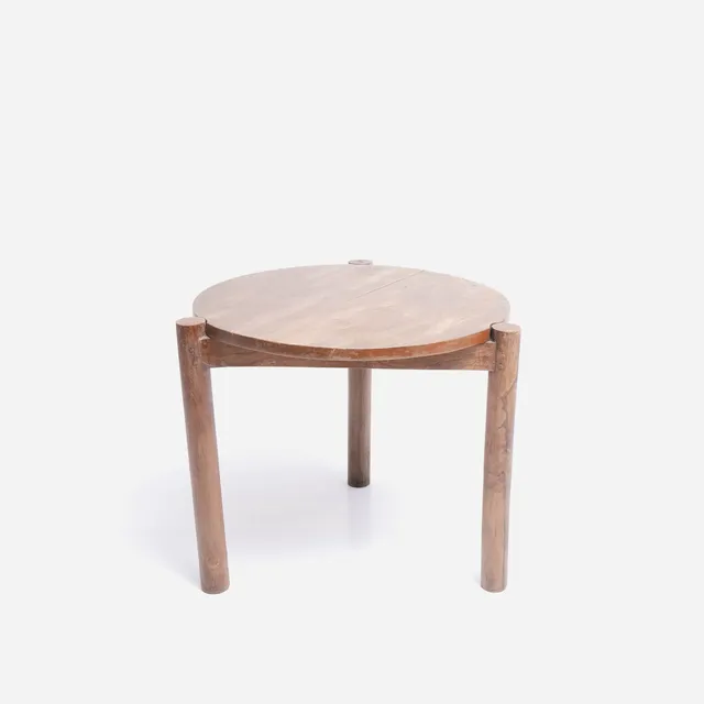 Pierre Jeanneret Round Side Table c1965-66