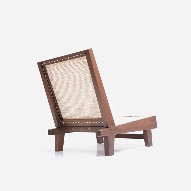 Pierre Jeanneret Folding Low Chair c1960