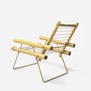 Bamboo Iron Arm Chair